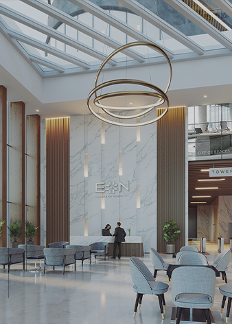 Modern IT/ITES office spaces at Fairfox EON promoting productivity